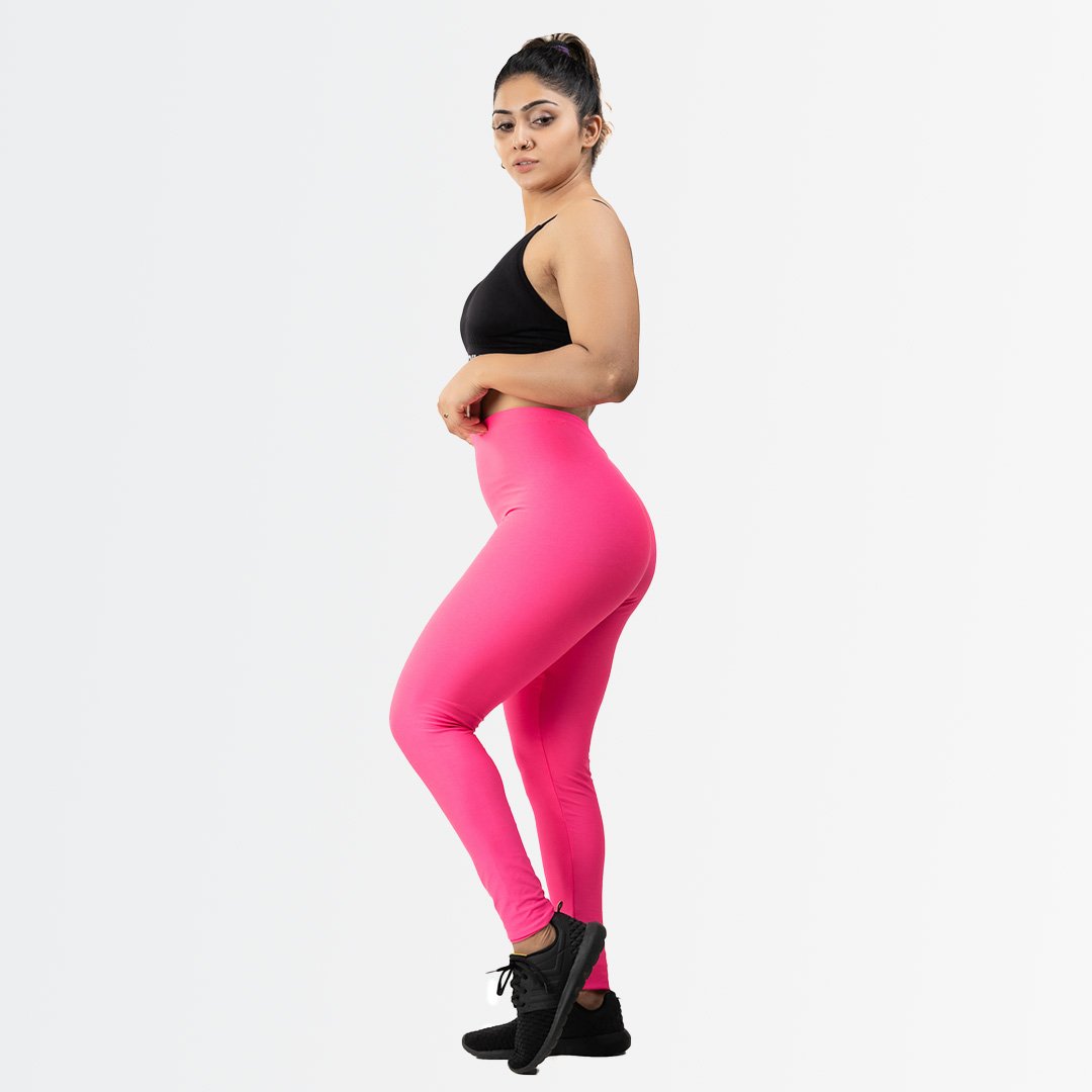 Better Bodies Bowery High Tights Hot Pink